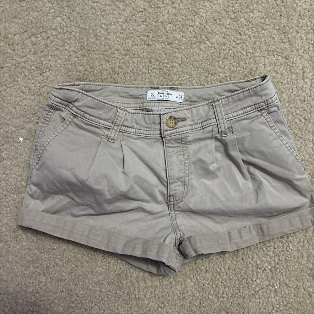 Abercrombie & Fitch Beige Trousers